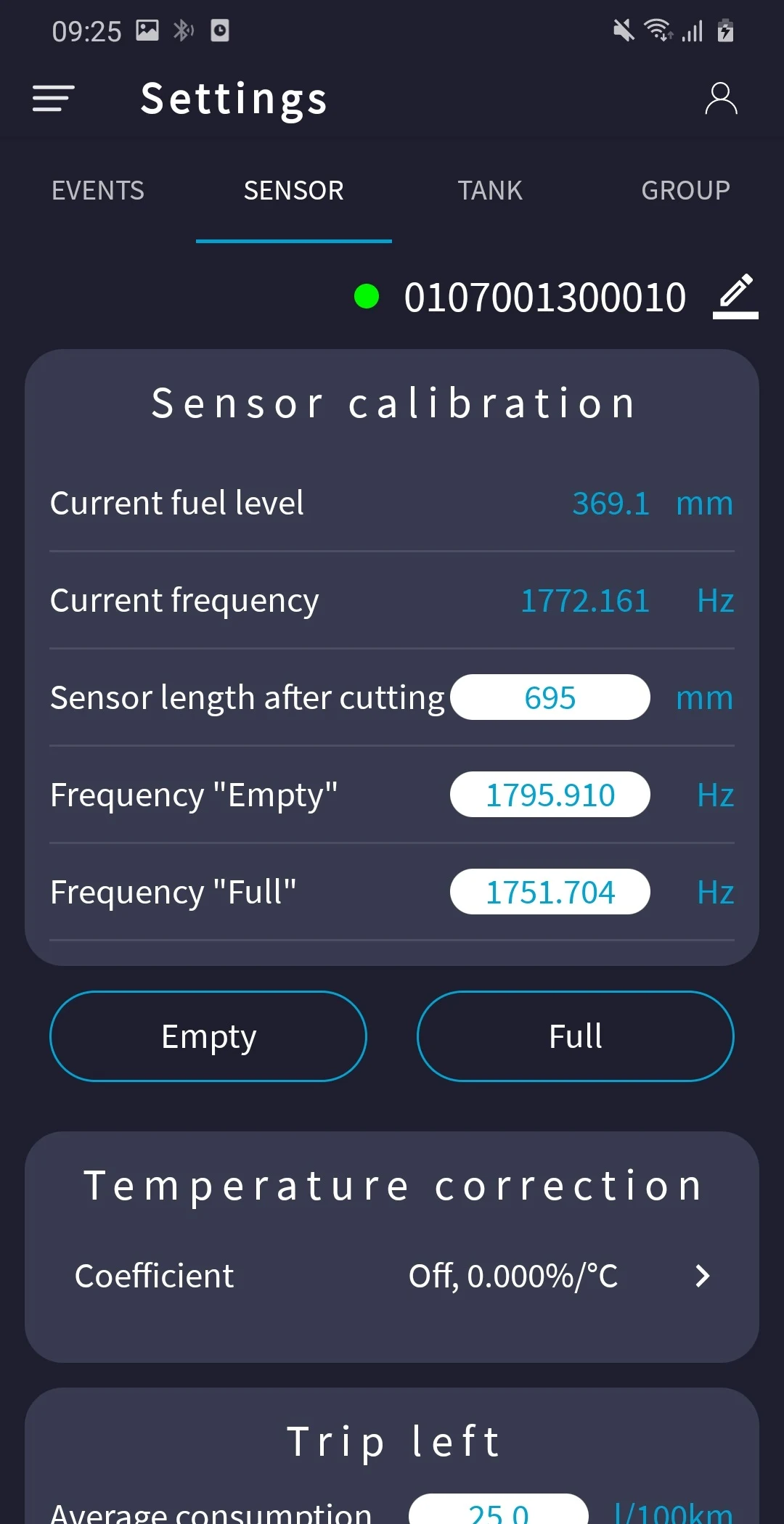 Fuel Tank Monitor — theft detection
